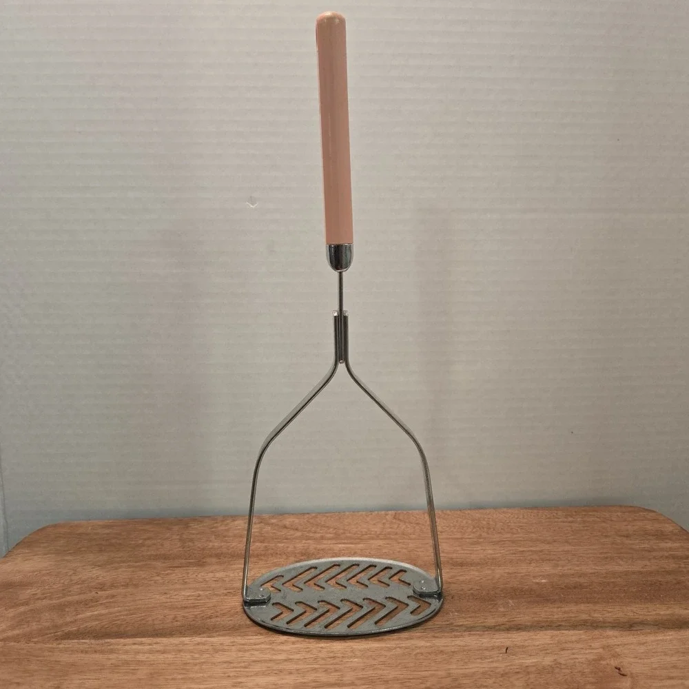 Rare Vintage Pink Made In USA Masher Ricer‎ Utensil Maid Of Honor Sears Brand
